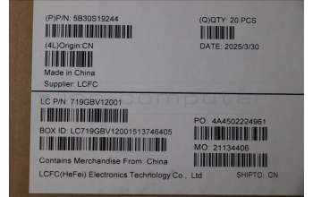 Lenovo 5B30S19244 BEZEL Bezel L 83F5 W/Tape&Rubber*4