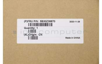 Lenovo BEZEL FRU BEZEL P17 B COVER IR UHD ASSY for Lenovo ThinkPad P17 Gen 1 (20SN/20SQ)