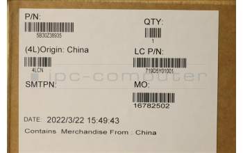 Lenovo 5B30Z38935 FRU P14SG3_B_SHEET_W_MIC_ASSY