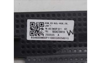 Lenovo 5B30Z39019 BEZEL FRU BEZEL, CLAMSHELL RGB Abby