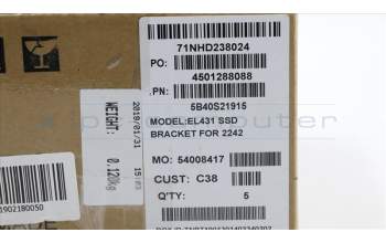 Lenovo 5B40S21915 BRACKET BRACKET C 81N7 FOR 2242 SSD