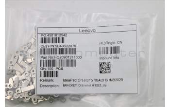 Lenovo 5B40S22076 BRACKET IO Bracket H 82L5_Up
