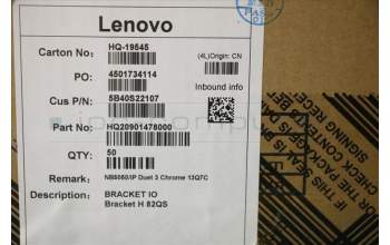 Lenovo 5B40S22107 IO Bracket H 82QS
