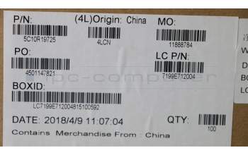 Lenovo 5C10R19725 CABLE CameraCable L 81EV