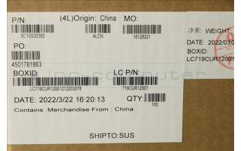 Lenovo 5C10S30365 USB Board Cable L 82QY I/O