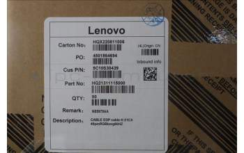 Lenovo 5C10S30439 EDP cable H 21CX 40pinRGBlong60HZ