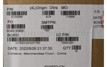 Lenovo 5C10S30598 CABLE Camera Cable L 82TL