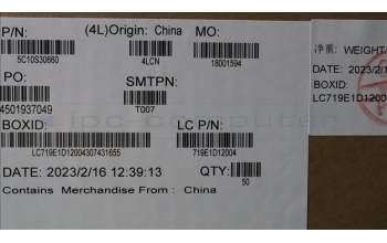 Lenovo 5C10S30660 Cable L 82YU I/O Cable LJYI