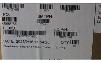 Lenovo 5C10S30676 CABLE Cable L 82XB FP/B FFC LJYI