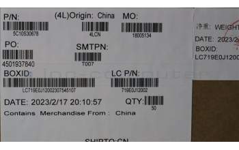 Lenovo 5C10S30678 CABLE L 82XM EDP TOUCH LUX