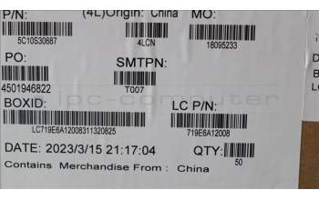 Lenovo 5C10S30687 Cable L 82WQ CAMERA CVILUX