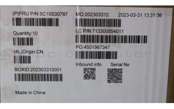 Lenovo 5C10S30797 CABLE LCD Cable WT 82XK