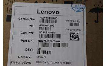 Lenovo 5C10S31066 MB_TO_UB_FFC H 83DS