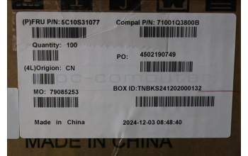 Lenovo 5C10S31077 CABLE Camera cable C 21LG