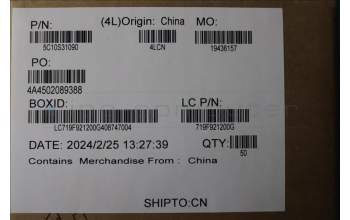 Lenovo 5C10S31090 CABLE CABLE L 83FF CAMERA PBH