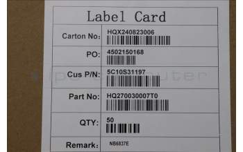 Lenovo 5C10S31197 CABLE TP Board Cable H 83GH