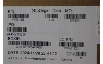 Lenovo 5C10S31229 Cable L 83K0 CVILUX M/B-IO/B