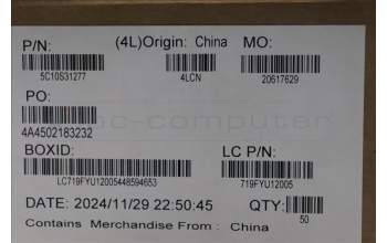 Lenovo 5C10S31277 CABLE Cable L 83K2 TP/B CVILUX