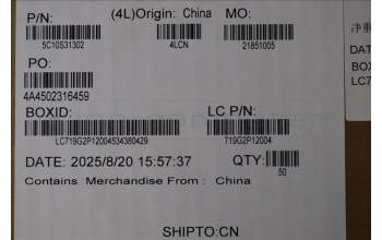 Lenovo 5C10S31302 Cable L 83JM EDP LUX