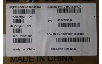 Lenovo 5C10S31326 IO board FFC C 83JK