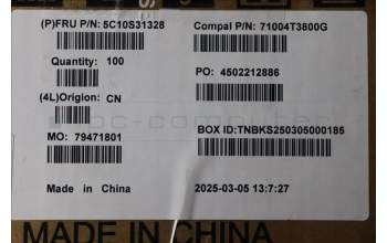 Lenovo 5C10S31328 IO board FFC C 83KF