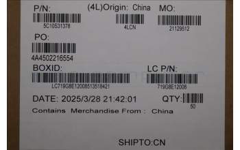 Lenovo 5C10S31378 CABLE L 83KJ FPC UM IO/B L