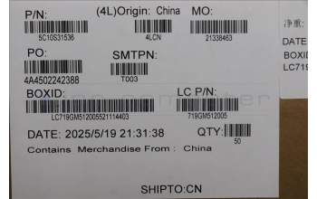 Lenovo 5C10S31536 Cable L 83L0 MGE M/B-CAMERA T