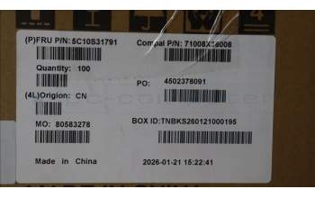 Lenovo 5C10S31791 IO board FFC C 83QS