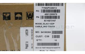 Lenovo 5C10S73167 CABLE EDP CABLE C 81MH_W/O TOUCH
