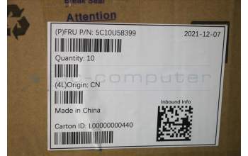 Lenovo 5C10U58399 CABLE Fru,SATA PWR(110+165mm)_TCO8&TSCA