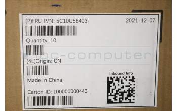 Lenovo 5C10U58403 CABLE Fru, 250mm sensor cable_TCO8&TSCA