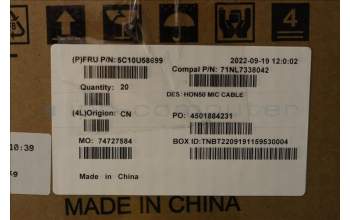 Lenovo 5C10U58699 CABLE M/B-MIC Cable