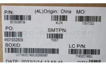 Lenovo 5C10U58739 Fru, 190mm SATA 2 latch _T580