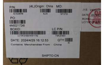 Lenovo 5C10U58768 CABLE Fru100mm 8p to 2X6+4 PWR cable