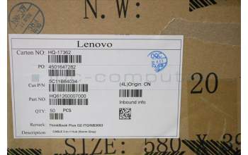 Lenovo 5C11B84034 CABLE 3-in-1 Hub (Storm Grey)