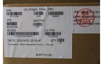 Lenovo 5C11C12649 CABLE FRU EP TOUCH LCD H-CONN SET M/B