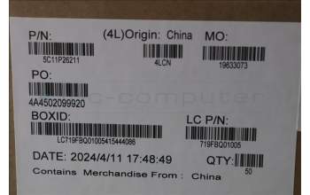 Lenovo 5C11P26211 CABLE FRU CABLE IO CABLE