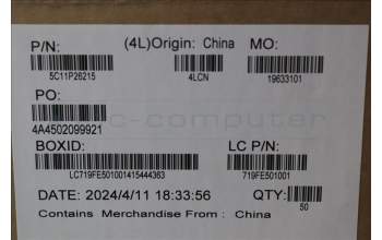 Lenovo 5C11P26215 CABLE FFC10PFP0.5 PAD=0.3 MGE M/B FPR/B