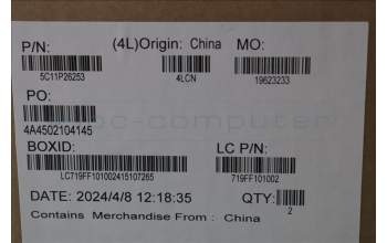 Lenovo 5C11P26253 FFC10PFP0.5PAD=0.3MGEM/BFPR/B