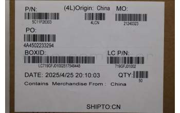 Lenovo 5C11P26303 FFC 14P P0.5 PAD=0.3 MGE TP/B