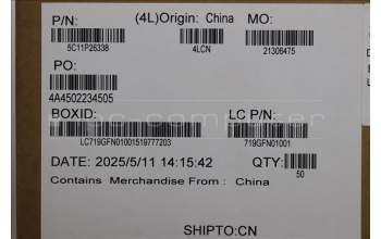 Lenovo 5C11P26338 CABLE FRU CABLE FFC MGE M/B FINGER