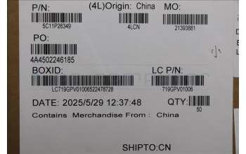 Lenovo 5C11P26349 CABLE MTS41 M/B LP T COAX+TFL