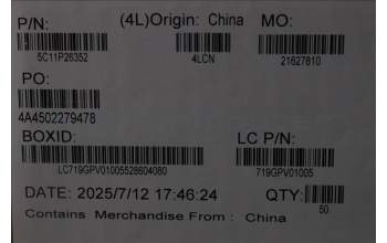Lenovo 5C11P26352 CABLE MTS41 M/B EP_T COAX+TFL