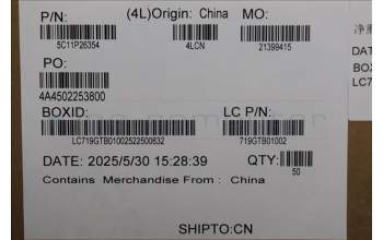 Lenovo 5C11P26354 CABLE MTS42 M/B EP T