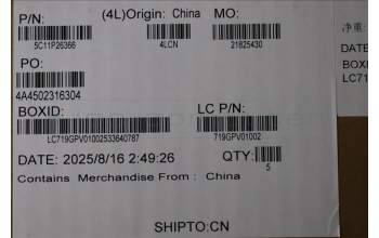 Lenovo 5C11P26366 CABLE FRU CABLE FPC MTS41 NF-G701 REV1