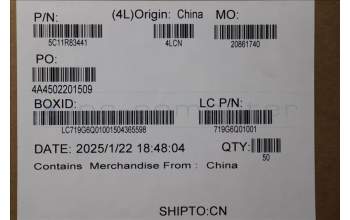 Lenovo 5C11R83441 CABLE CABLE,FPC,FPR