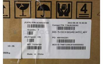 Lenovo 5C50S25150 CARDPOP Function Board C 20VE IOw/FFCNFP