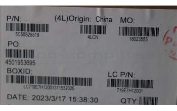 Lenovo 5C50S25519 CARDPOP Cardpop L 83BU I/O