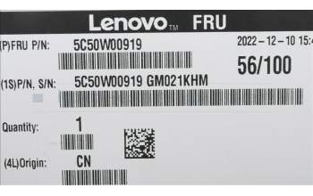 Lenovo 5C50W00919 CARDPOP Rear 4xUSB(3.2 Gen1)Ports