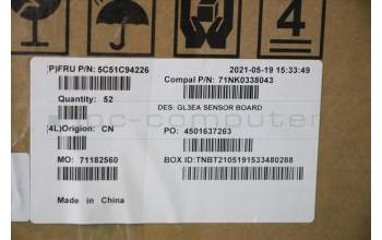 Lenovo 5C51C94226 CARDPOP FRU CARDPOP sensor
